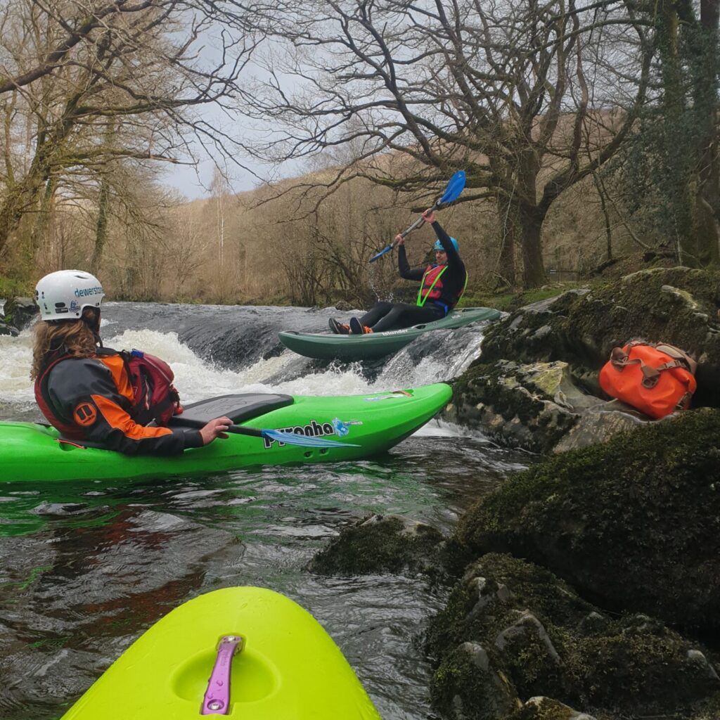 Beginners white water kayak trip